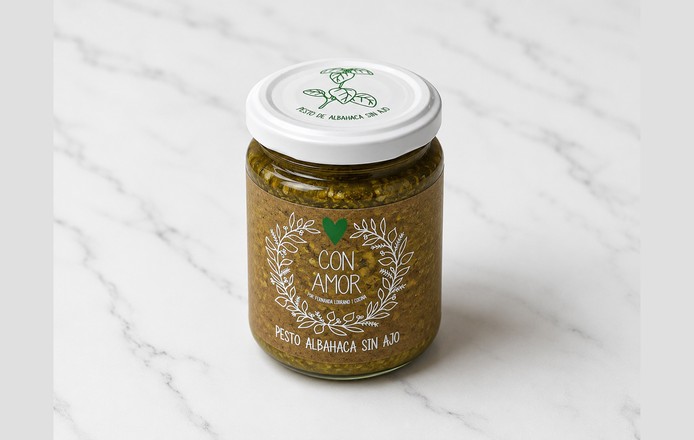 Pesto de Albahaca sin Ajo