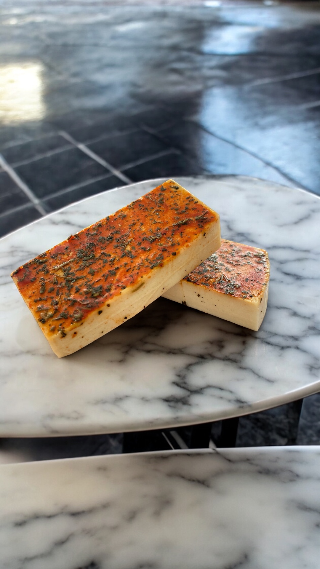 Queso de Cabra con Tomate y Albahaca